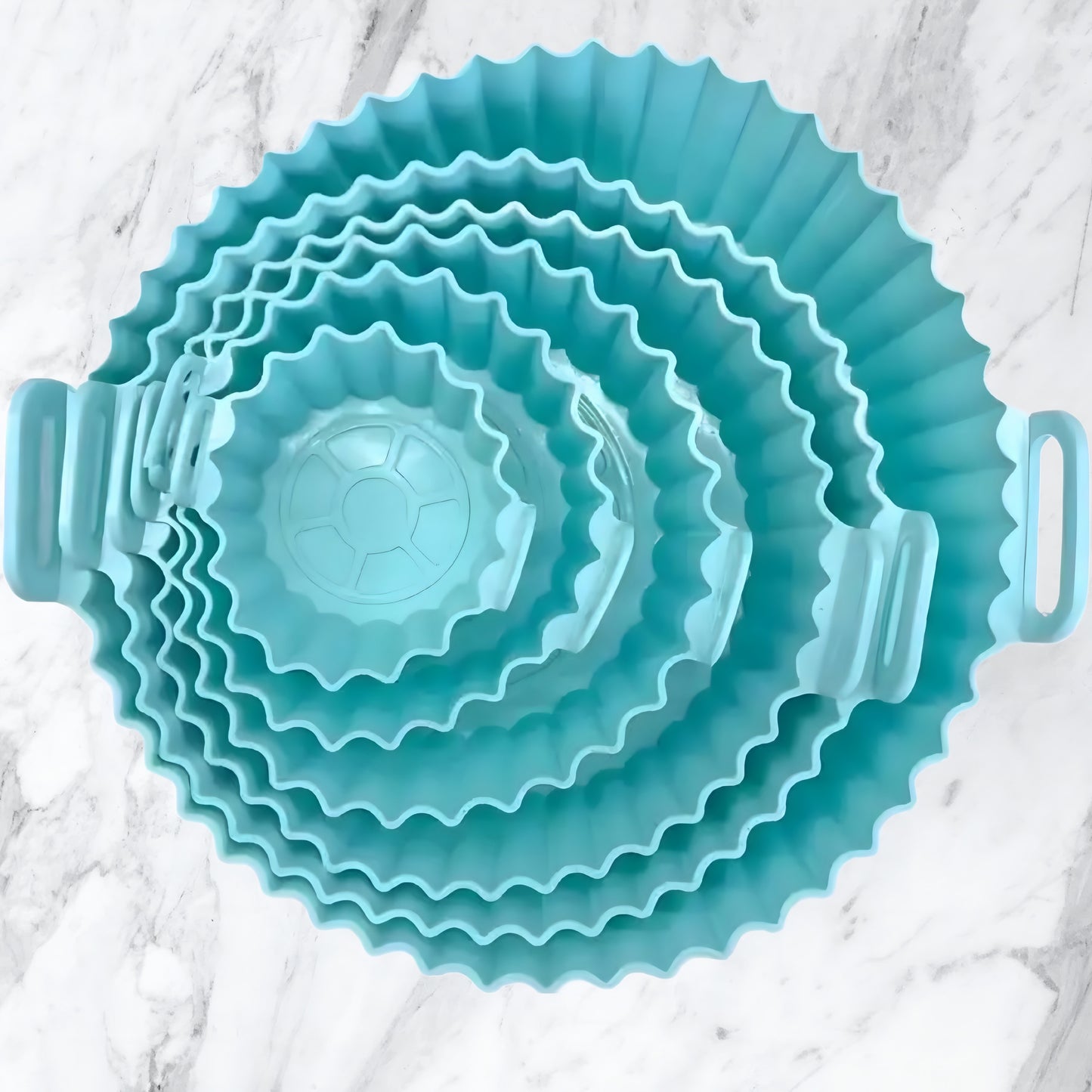 EZ Grab™ - Silicone Air Fryer Basket Liner (6 Pcs Multiple Size Pack)