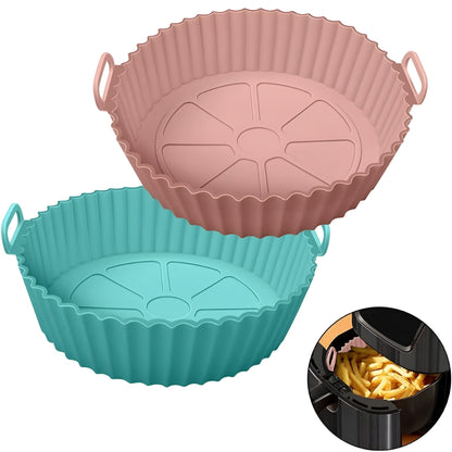 EZ Grab™ - Silicone Air Fryer Basket Liner (2 Pcs)