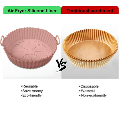 EZ Grab™ - Silicone Air Fryer Basket Liner (2 Pcs)